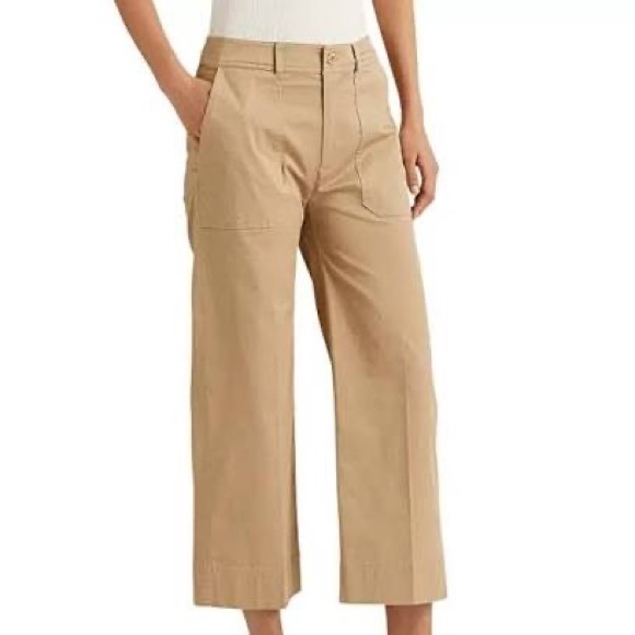 Cropped Wide Leg Cargo Pants - Picture 6 of 12